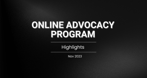Online Advocacy Program