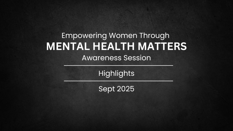 Mental Health Awareness Session